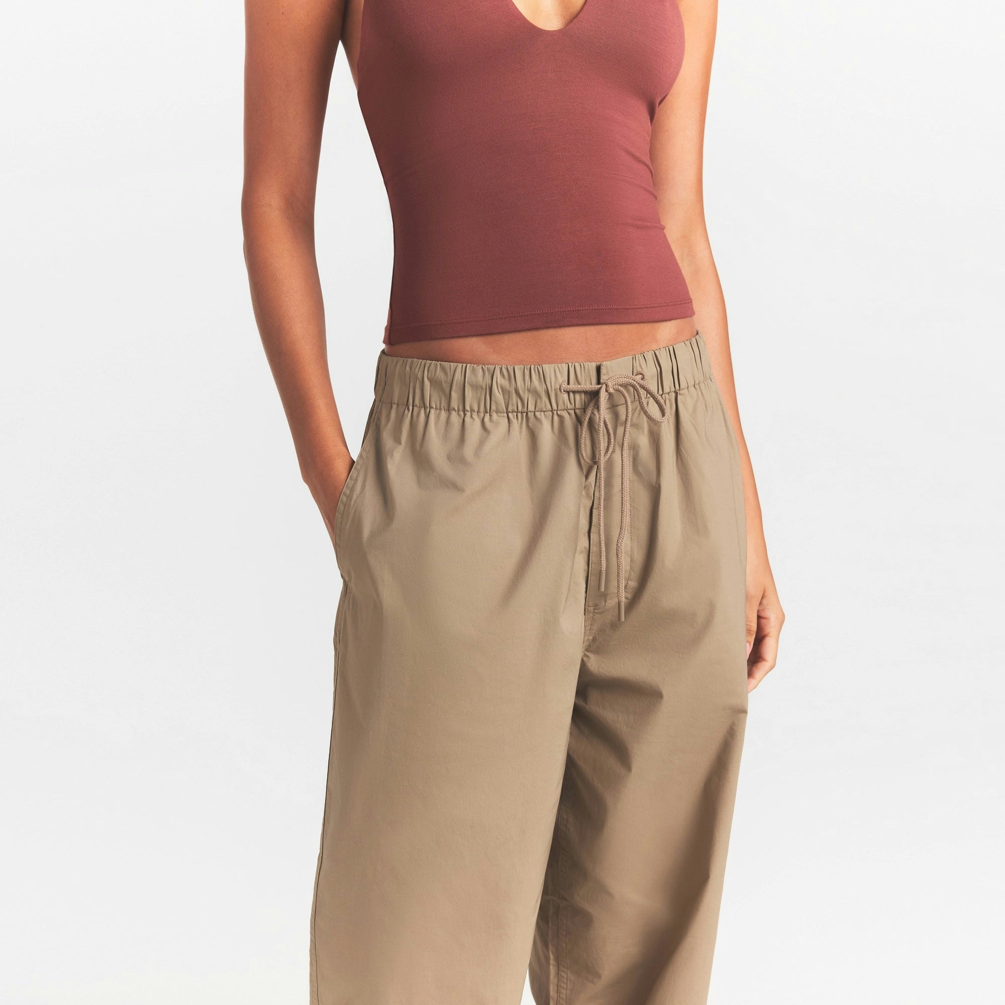 Oversized Straight Leg Pant