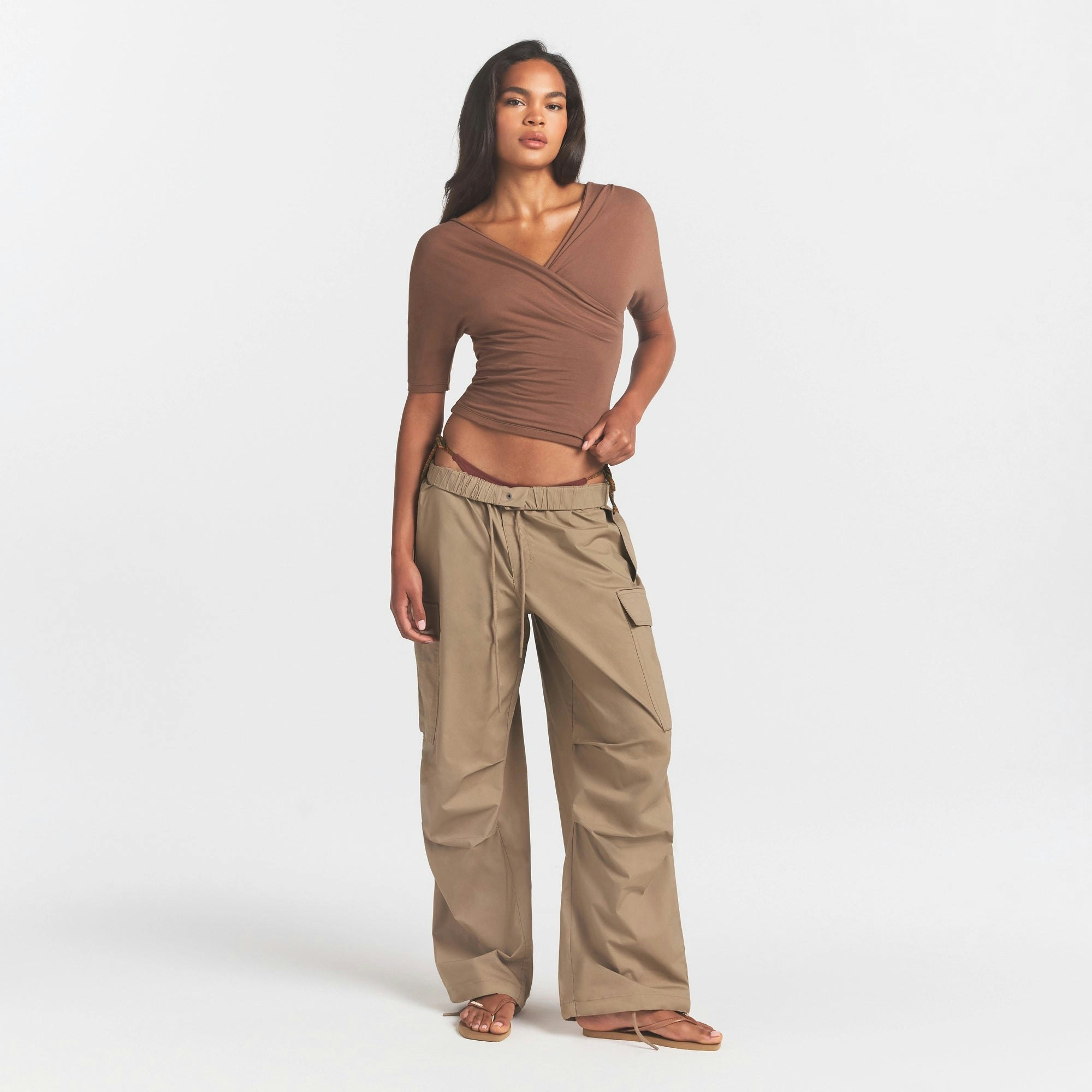 Oversized Low Rise Cargo Pant