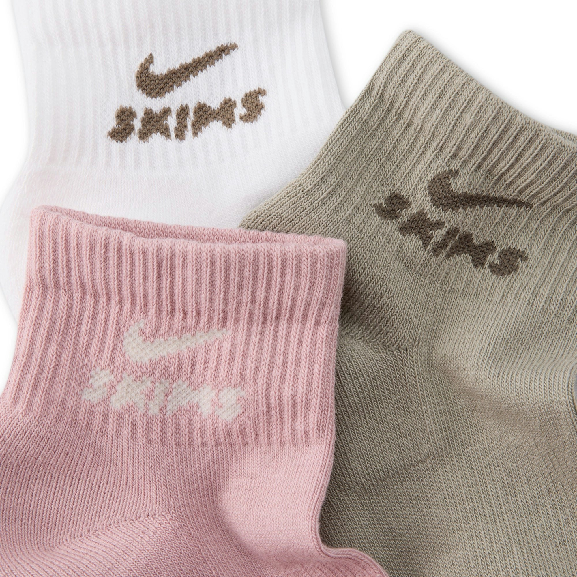 Dri-Fit Quarter Crew Sock 3-Pack - 7