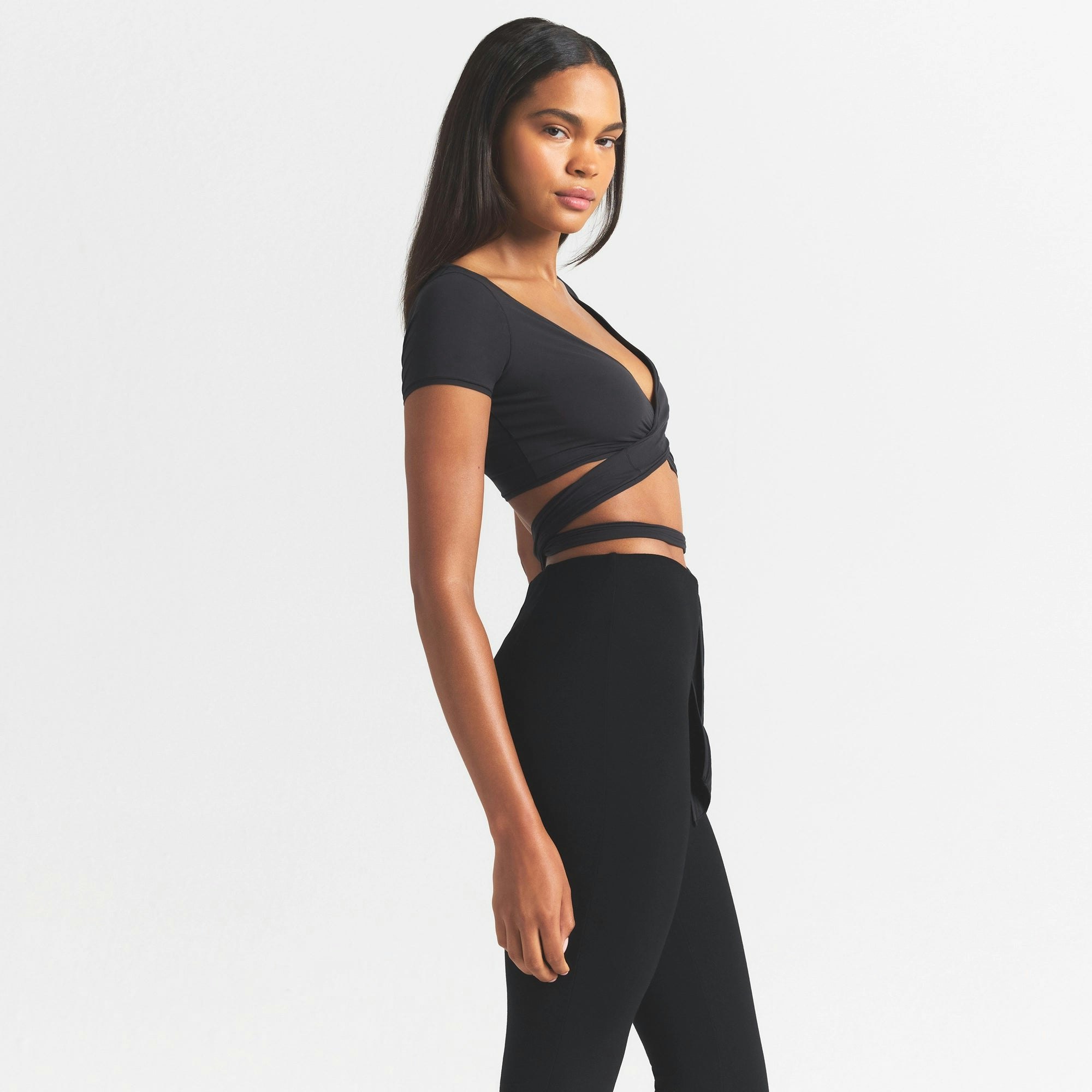 Wrap Super Cropped T-Shirt - 3