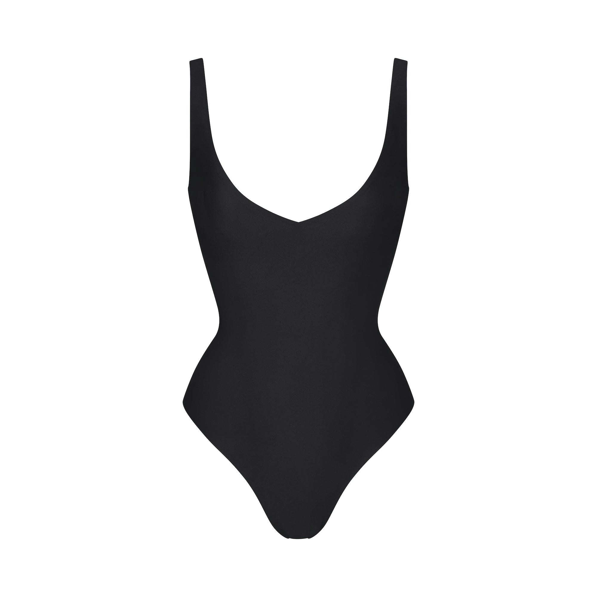 Unlined Plunge Thong Bodysuit - 5