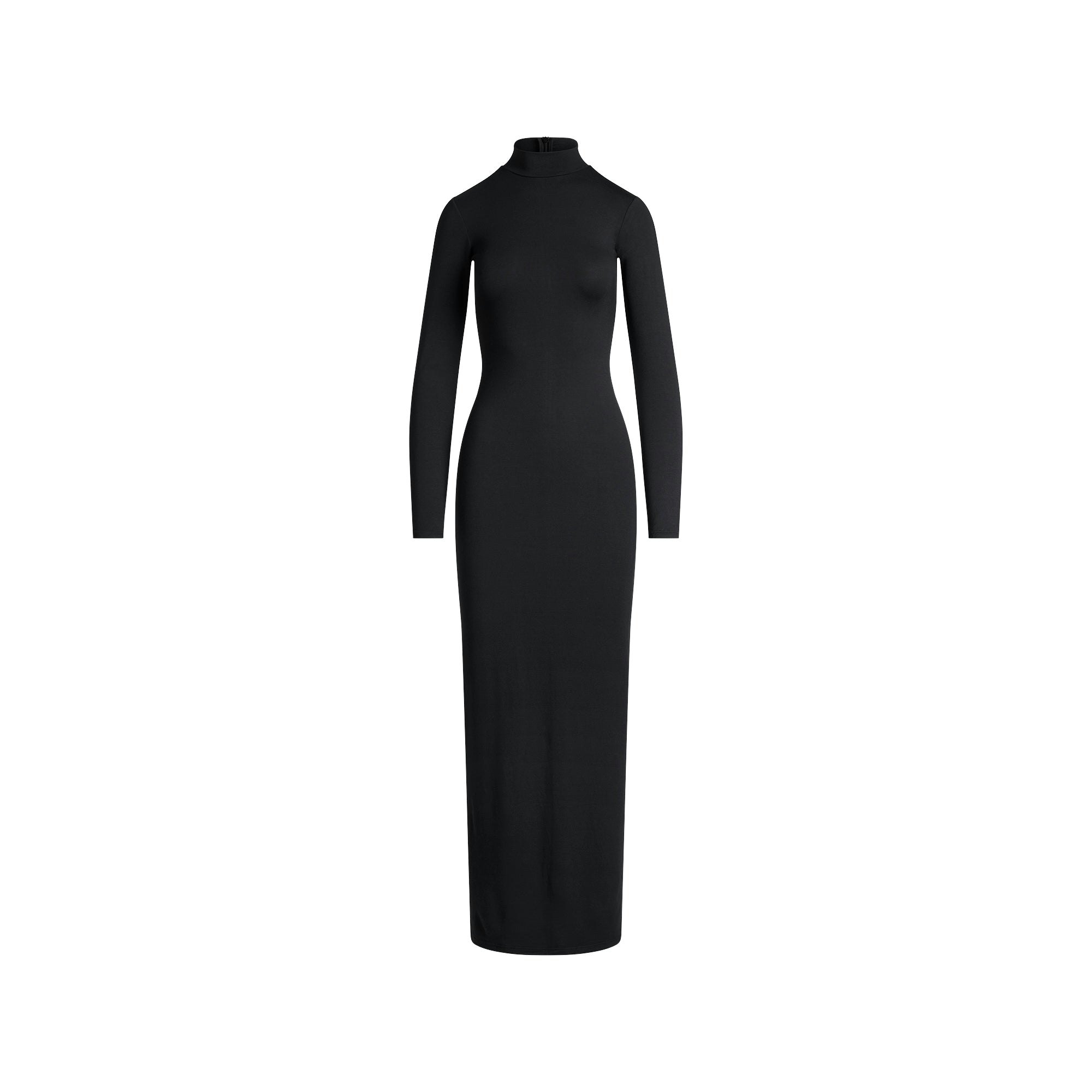 Turtleneck Long Dress - 5