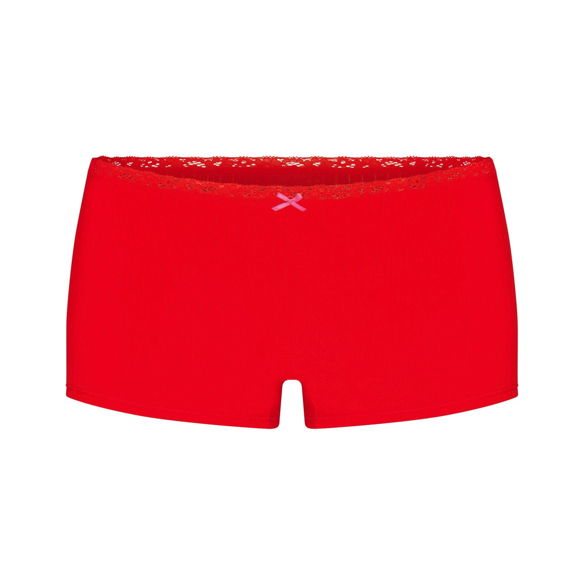 Pointelle Lace Cami and Boy Short Set - 6