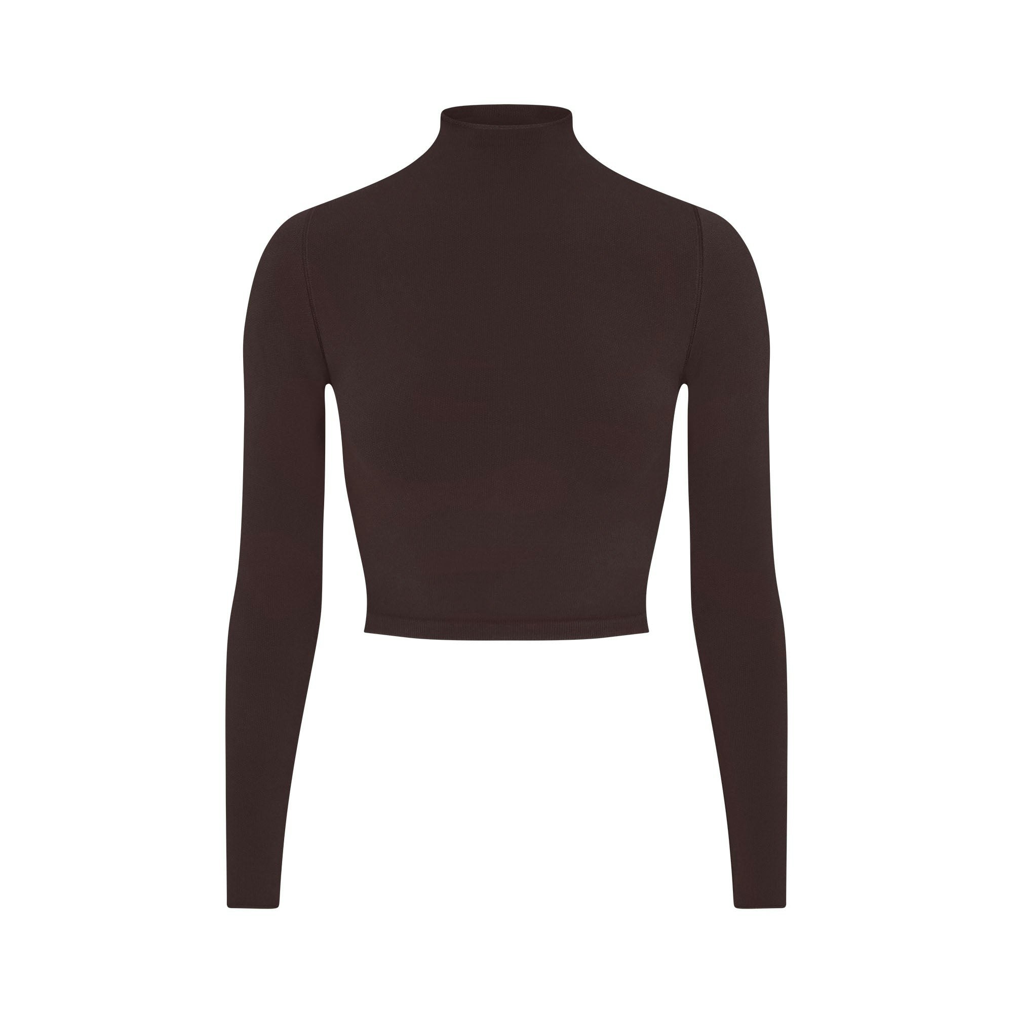 Mock Neck Crop Top - 9