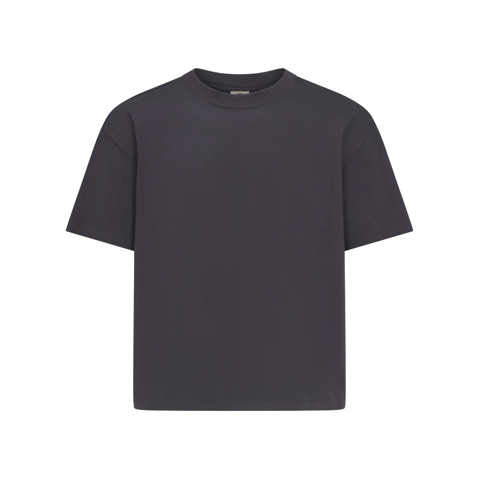 Mens Relaxed Cropped Crew Neck T-Shirt - 6