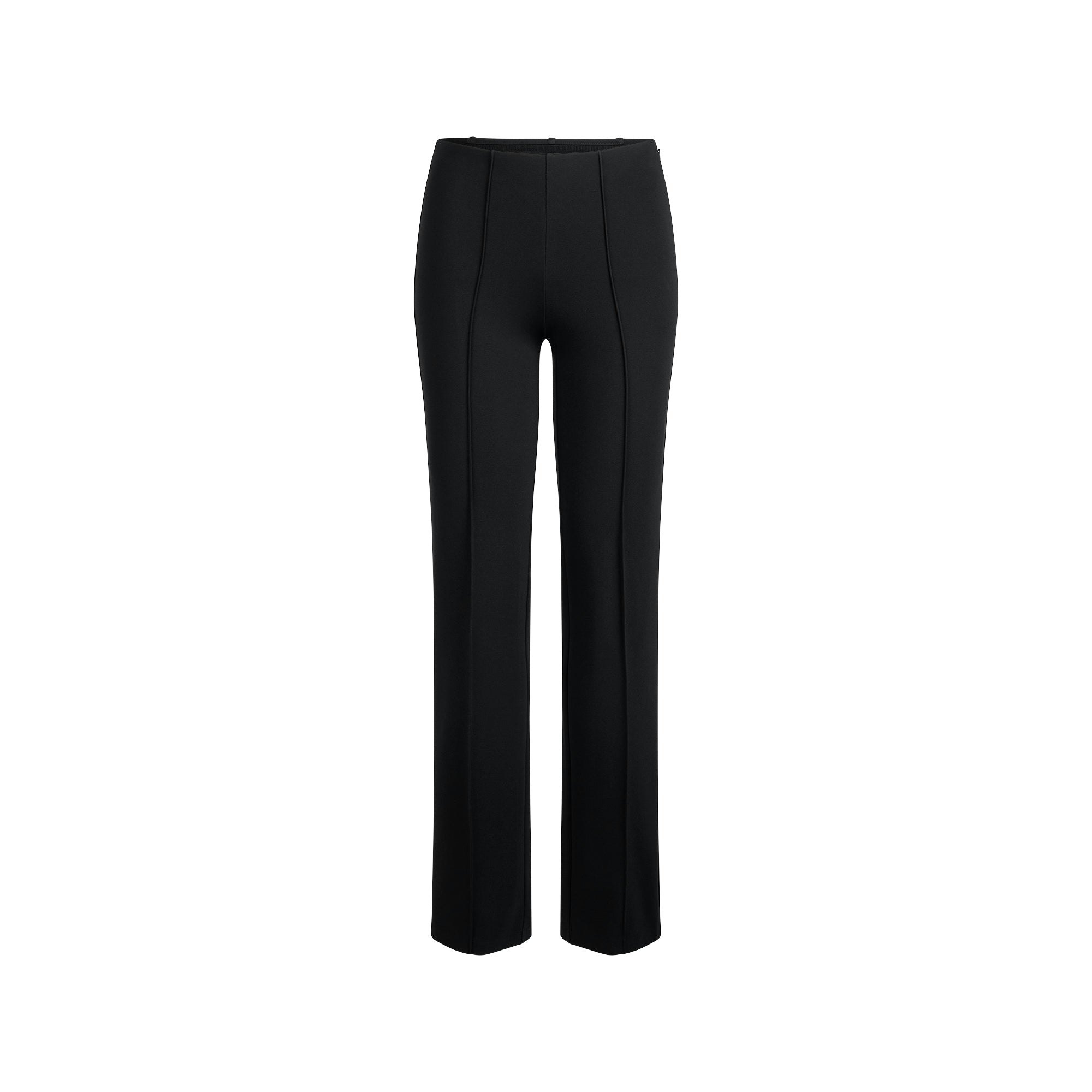 High-Waisted Pintuck Straight Leg Pant - 6