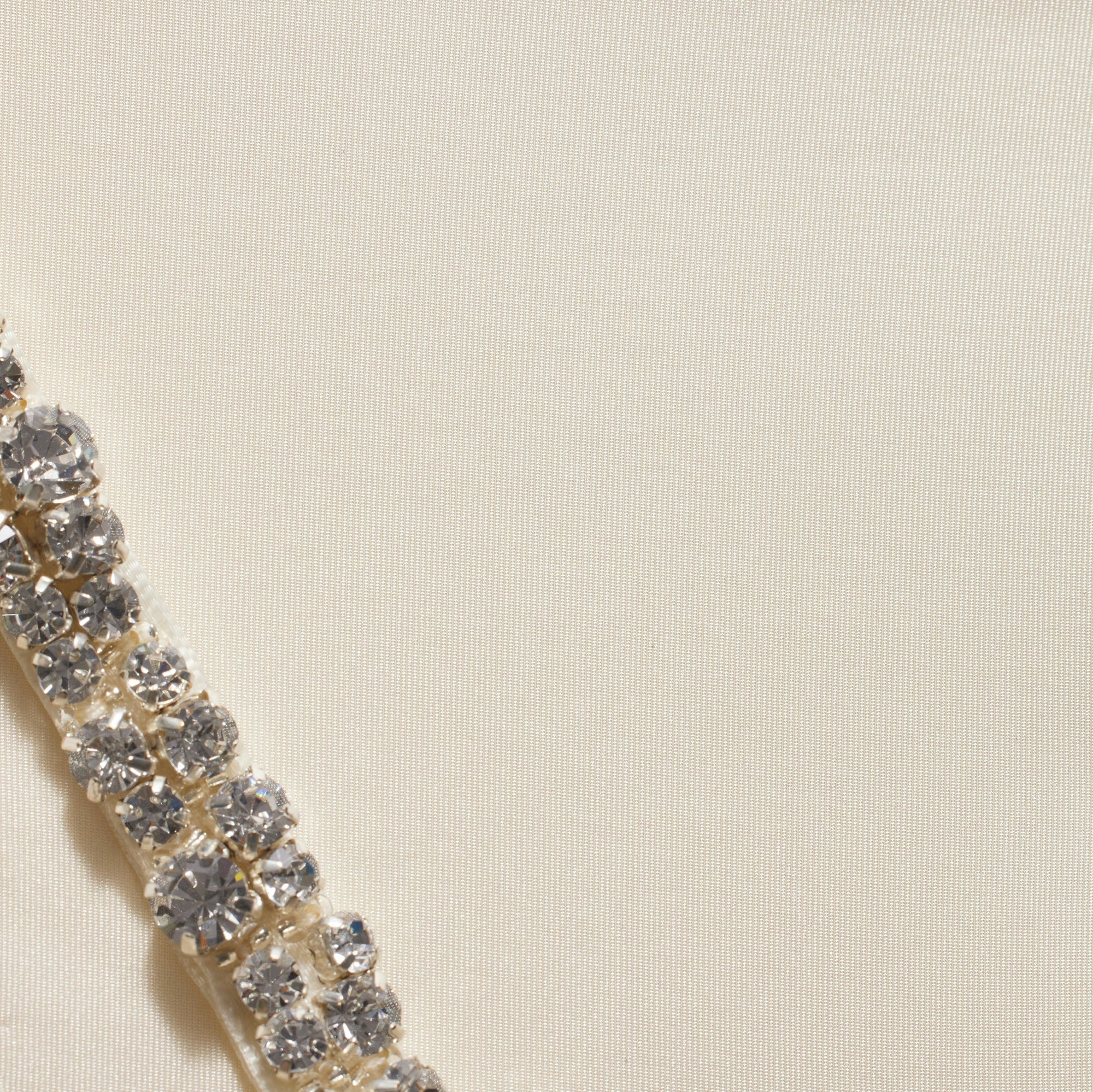 Rhinestone Teardrop Push-up Bra - 5