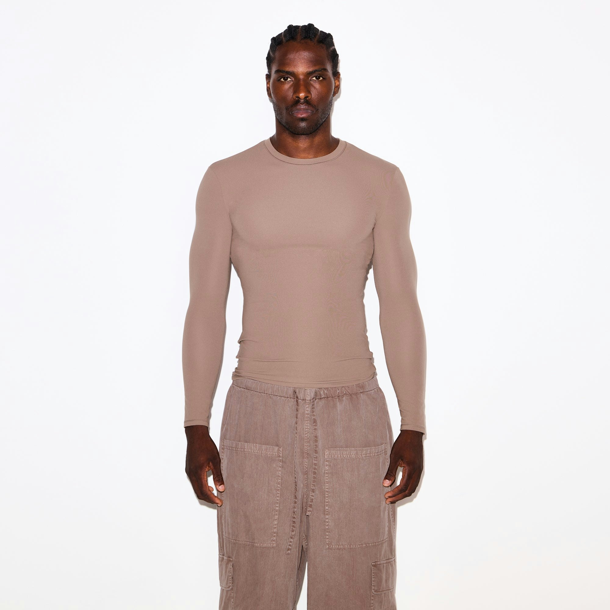 Mens Slim Long Sleeve T-Shirt - 5