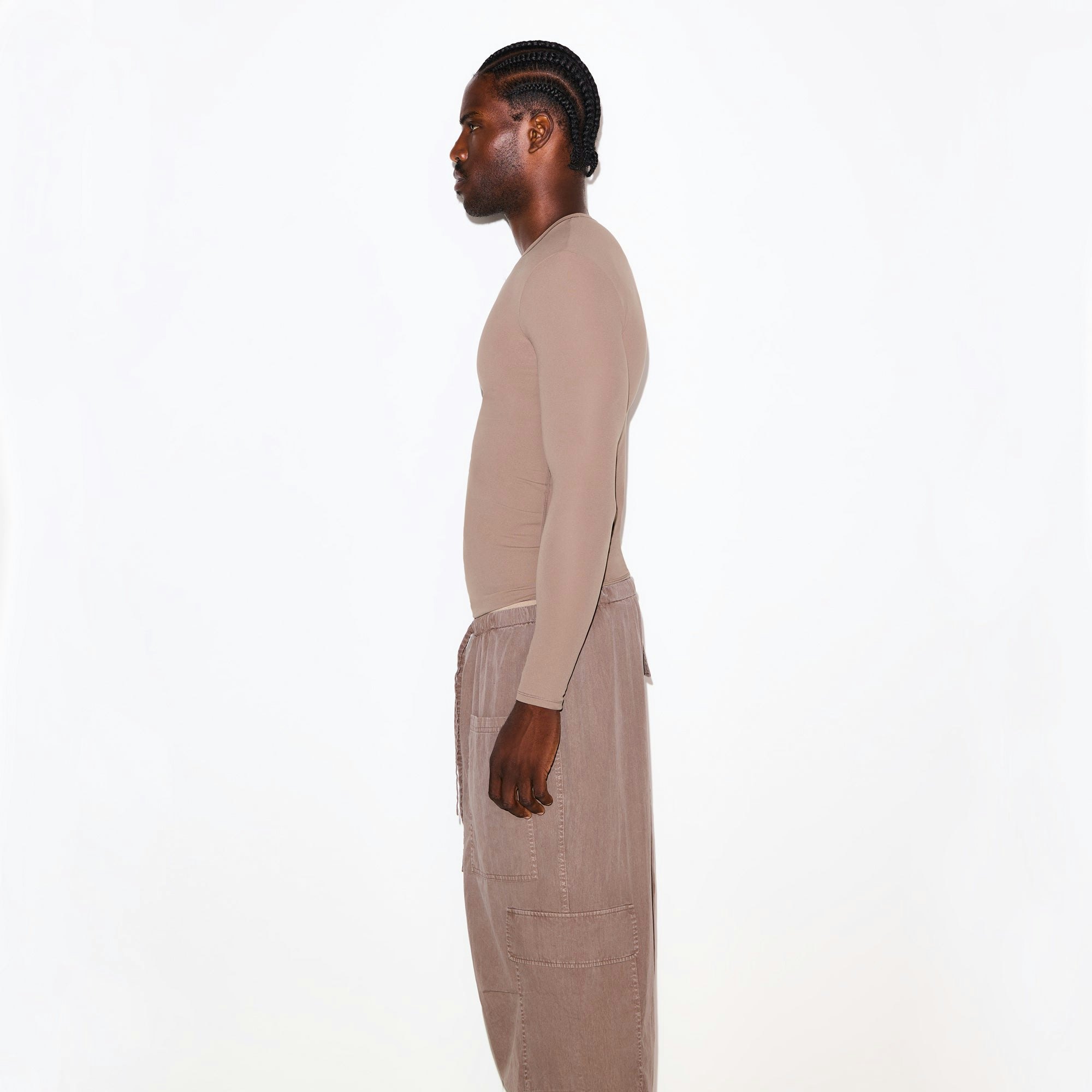 Mens Slim Long Sleeve T-Shirt - 6