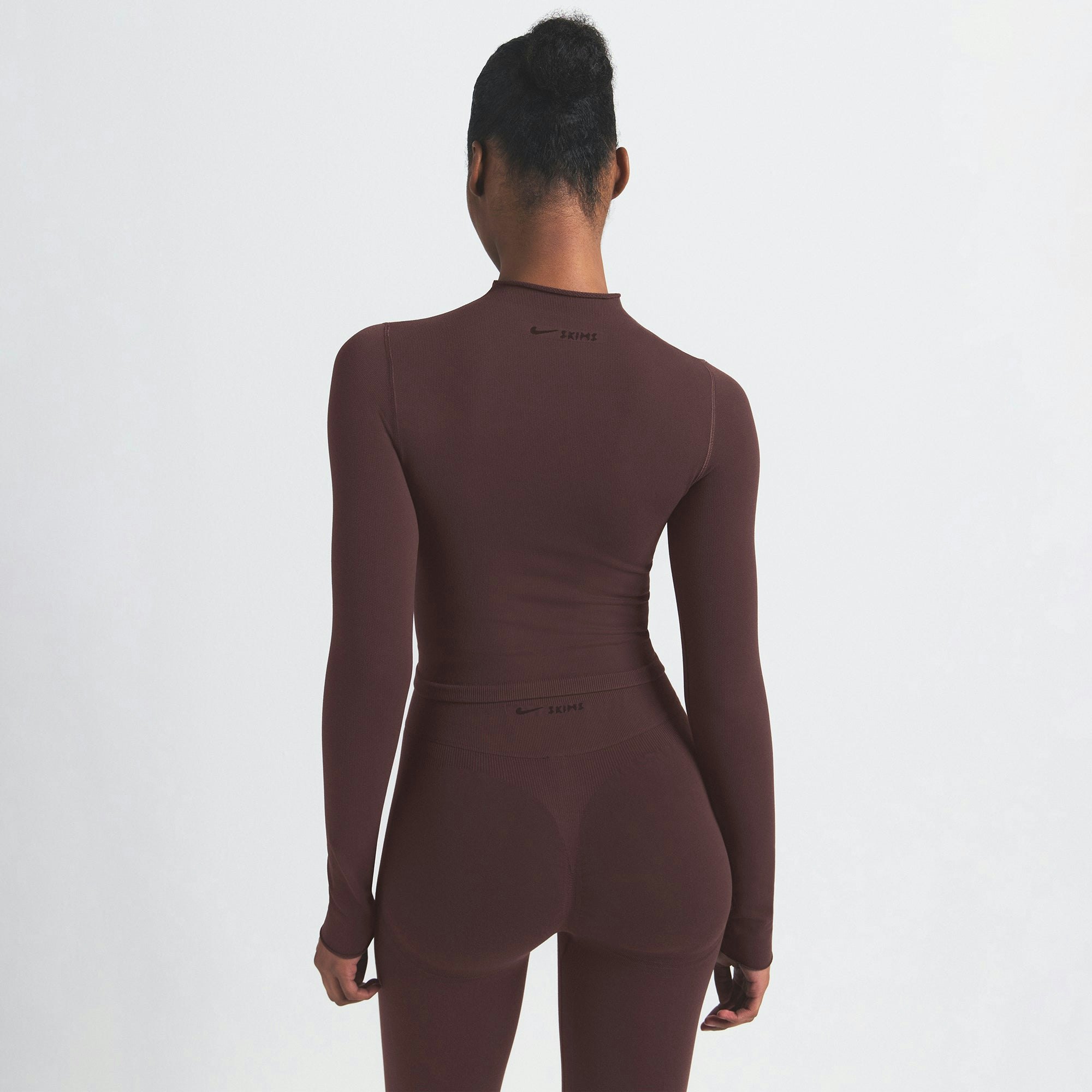 Mock Neck Crop Top - 6