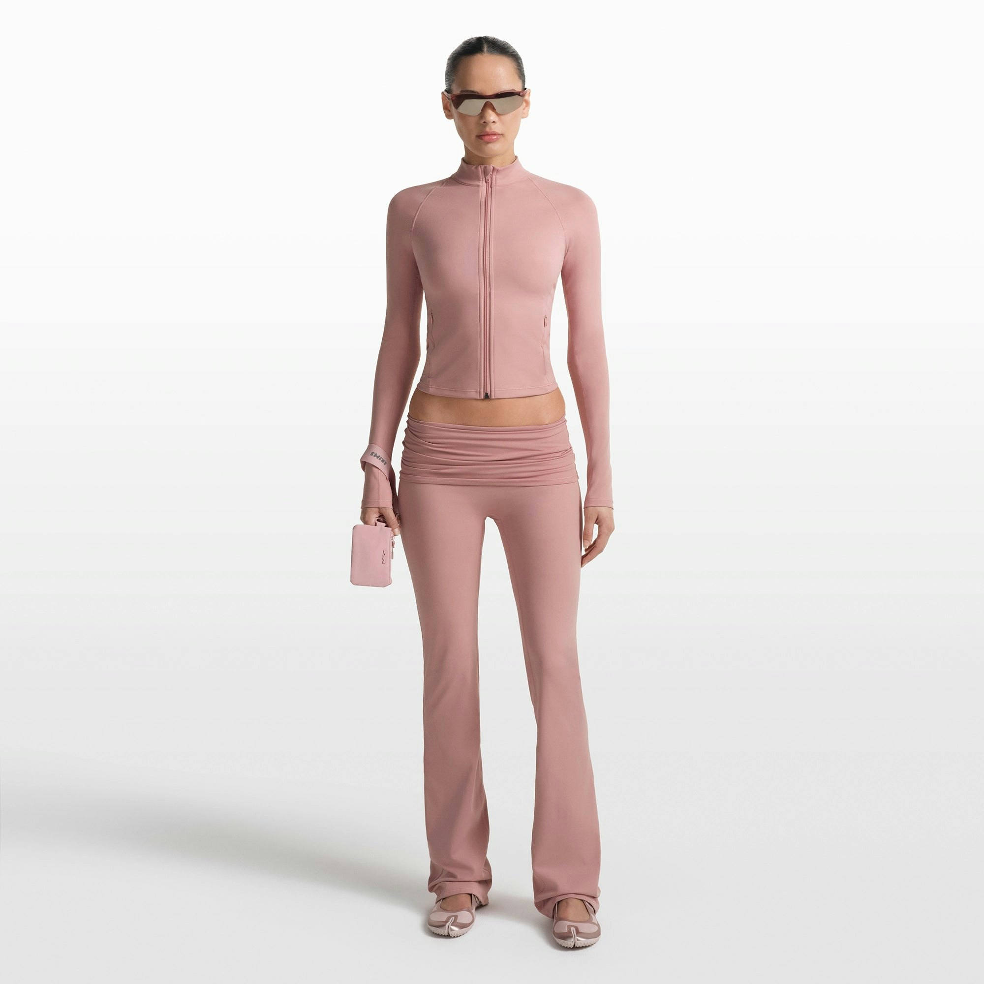 Mock Neck Full Zip Jacket